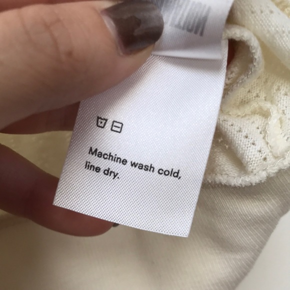 Reformation ivory short sleeve knit top - Picture 5 of 6